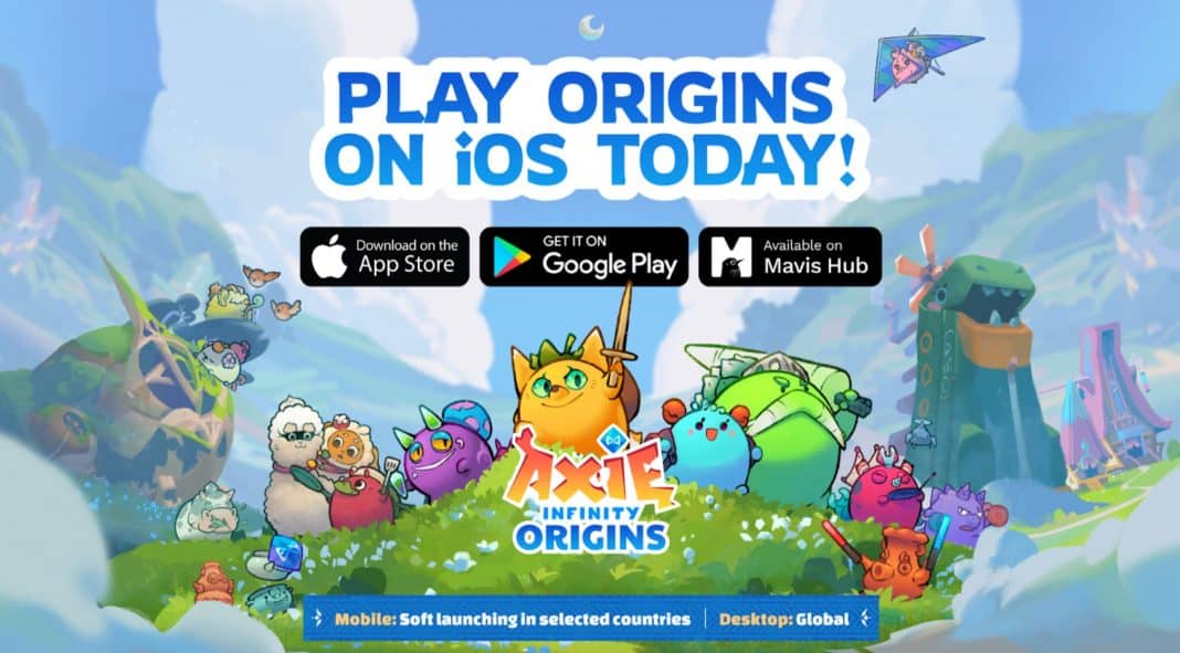 Axie Infinity Origins P2E-Game listet im Apple App Store